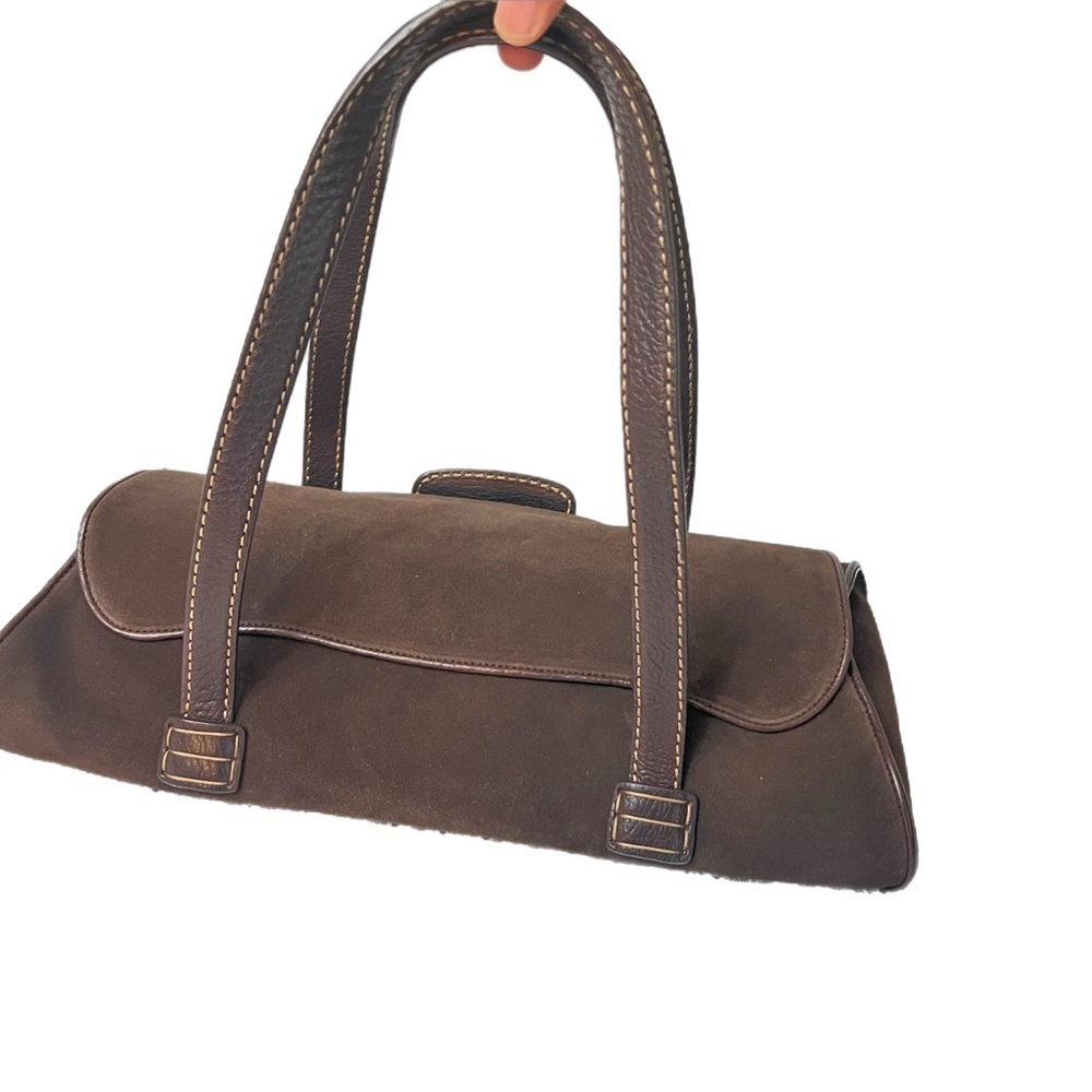 Tods Vintage Elegant Brown Leather Handbag. NWOT - Picture 3 of 9